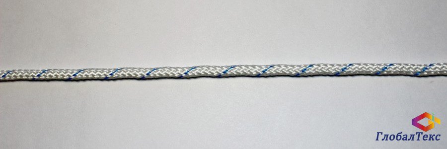 Веревка (шнур) полиамидная ПА капроновая 16-прядная 4 мм