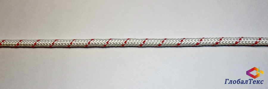 Веревка (шнур) полиамидная ПА капроновая 16-прядная 6 мм